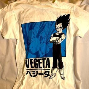 Dragon Ball Z White Vegeta T-shirt